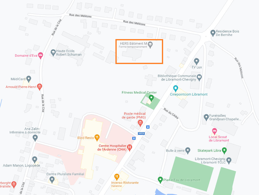 Trouver le Centre Ressort sur Google Maps